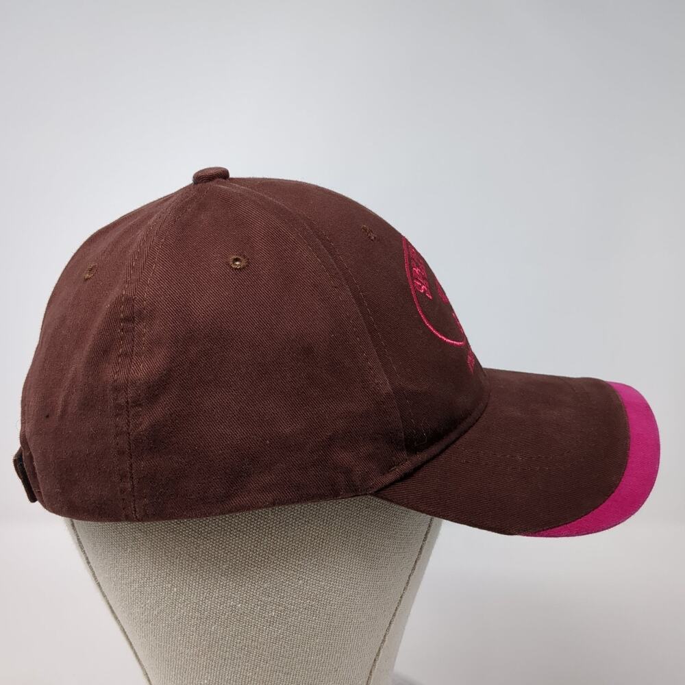 Split Diamond Ranch Strapback Baseball Cap Brown … - image 5